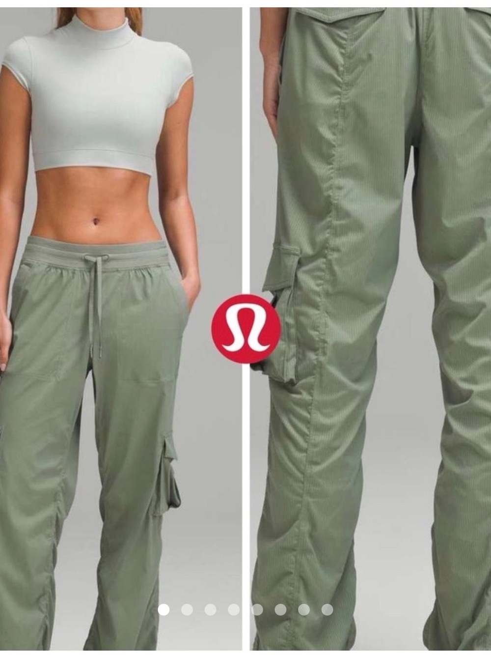 lululemon athletica Sage Green Utility Joggers